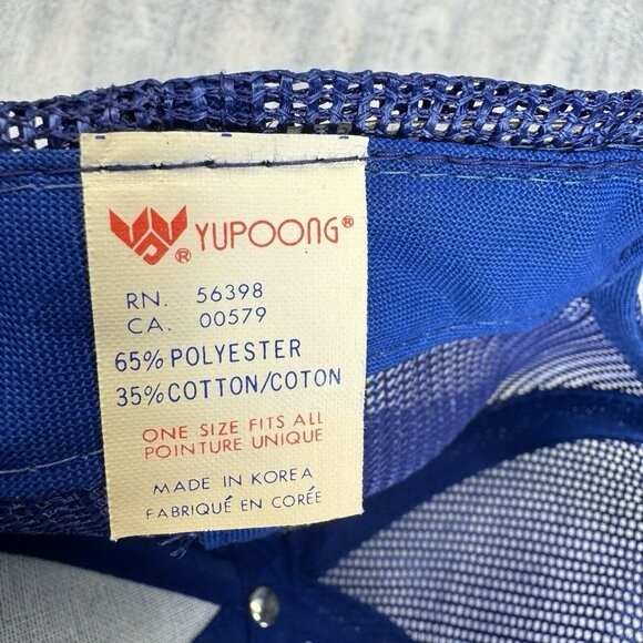 Labatts Blue Trucker Mesh Snapback Vtg Hat Cap - Picture 8 of 8